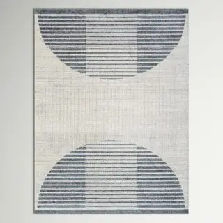 Aulika Machine Washable Geometric Rug