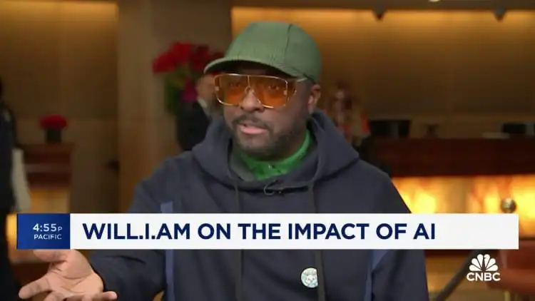 Global Music Artist will.i.am: Over-regulating AI will stop innovation