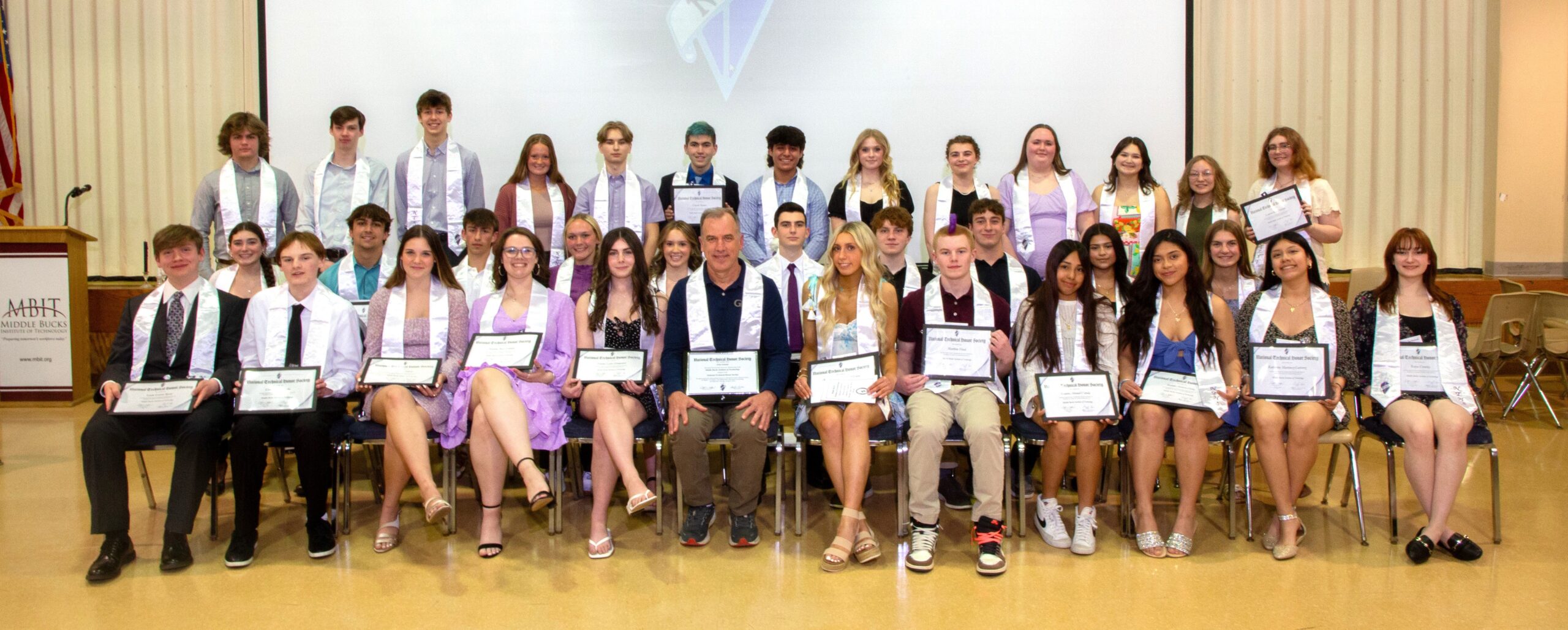 40 Inducted Into MBIT’s National Technical Honor Society