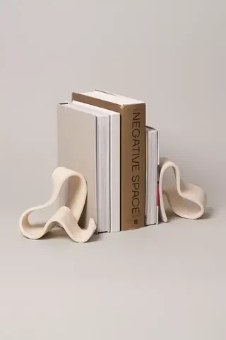 Sin Fettu Ceramic Bookends