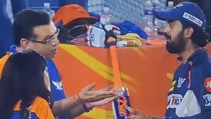 IPL 2024: LSG owner Sanjiv Goenka unhappy with the teams performance against SRH, KL RAHUL video goes viral