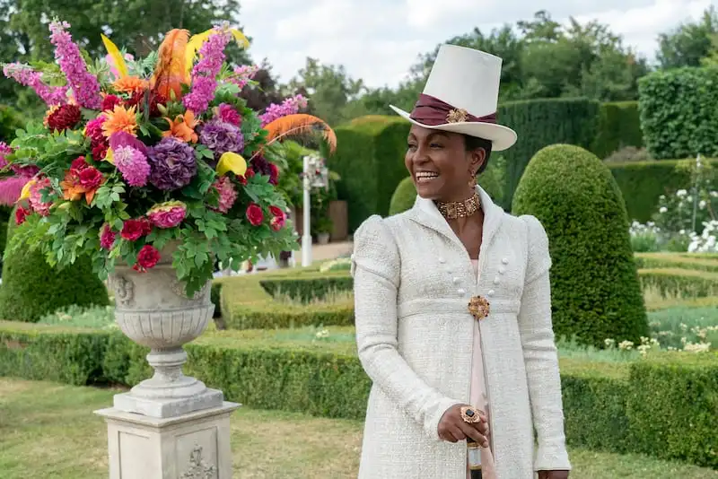 Bridgerton. Adjoa Andoh as Lady Agatha Danbury in episode 301 of Bridgerton. Cr. Liam Daniel/Netflix © 2024