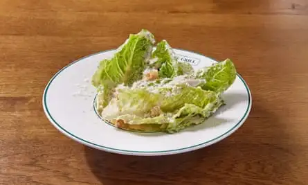 ‘Using marinated anchovies is a misunderstanding of the basic recipe’: caesar salad.