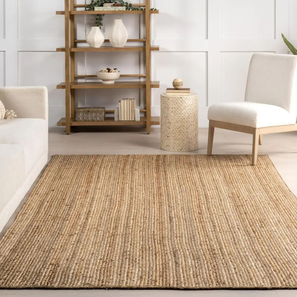 Rigo Hand Woven Jute Area Rug