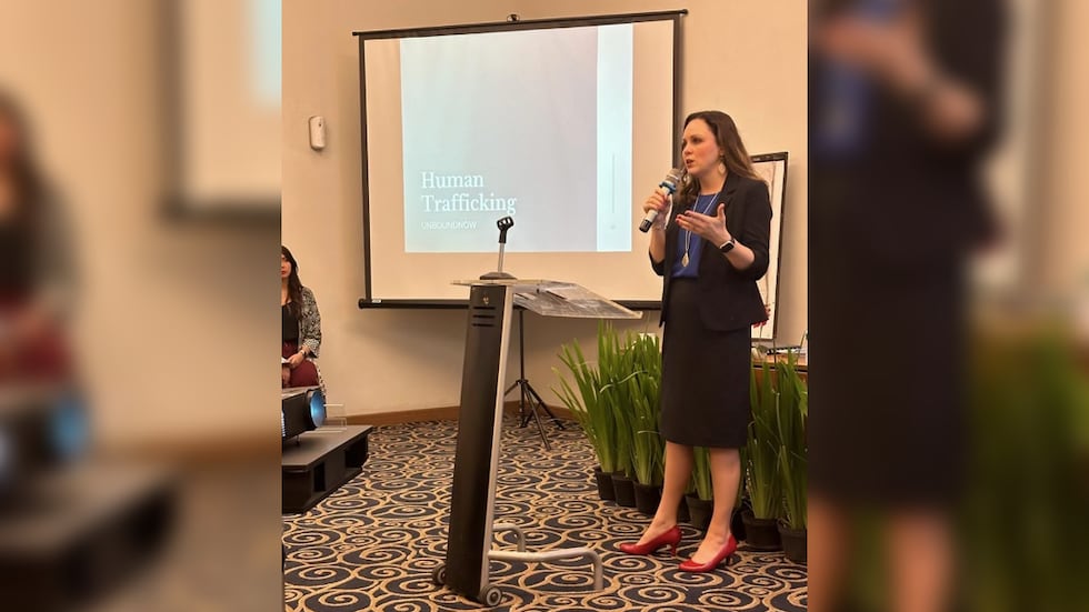 Local leaders travel the globe to combat human trafficking