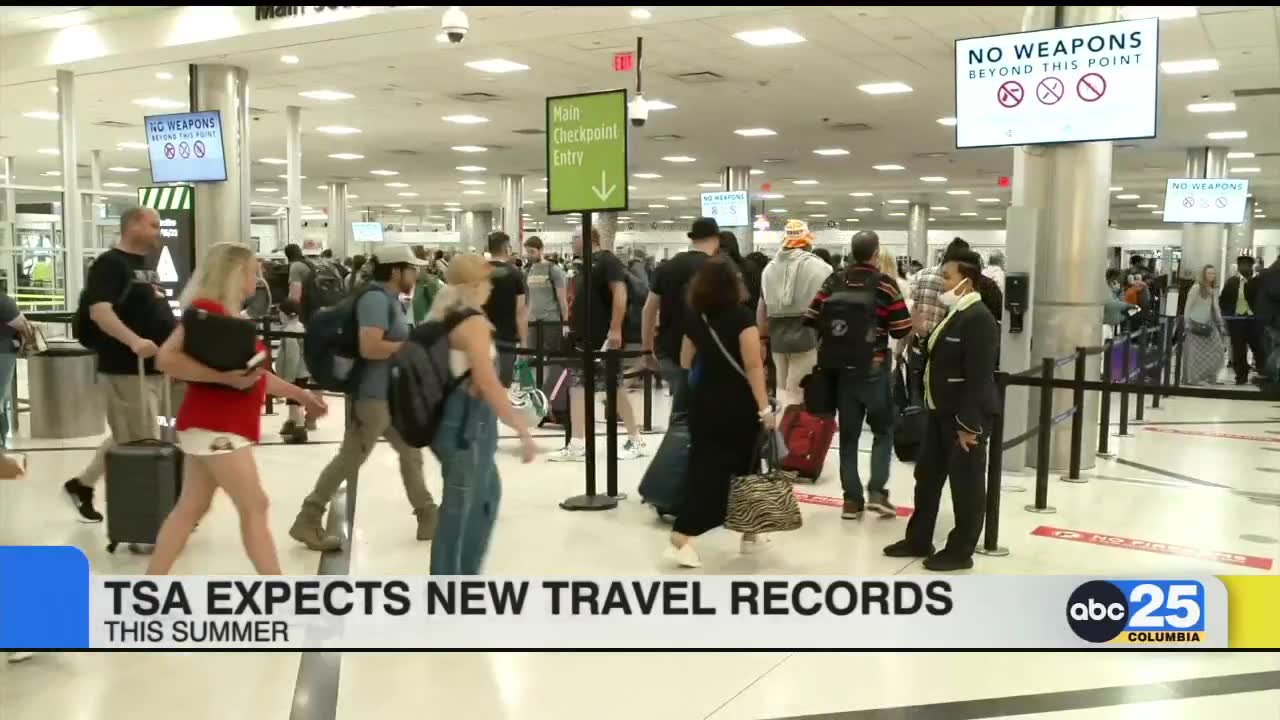 TSA expects new travel records this Summer