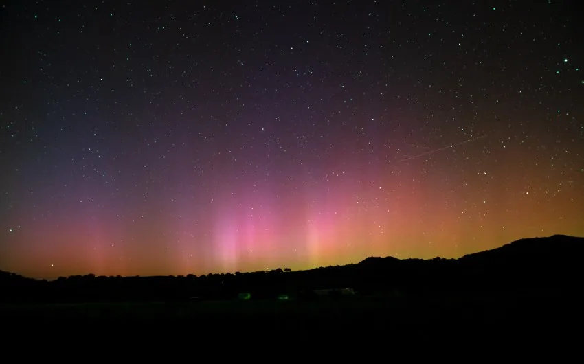 Aurora Visible from Inland Santa Barbara County