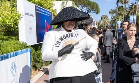 Yseult at the Hôtel Martinez during the 77th Cannes film festival.