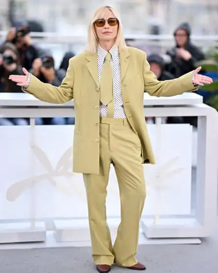 Emmanuelle Beart attends a photocall for the ‘Camera D’Or’ jury.