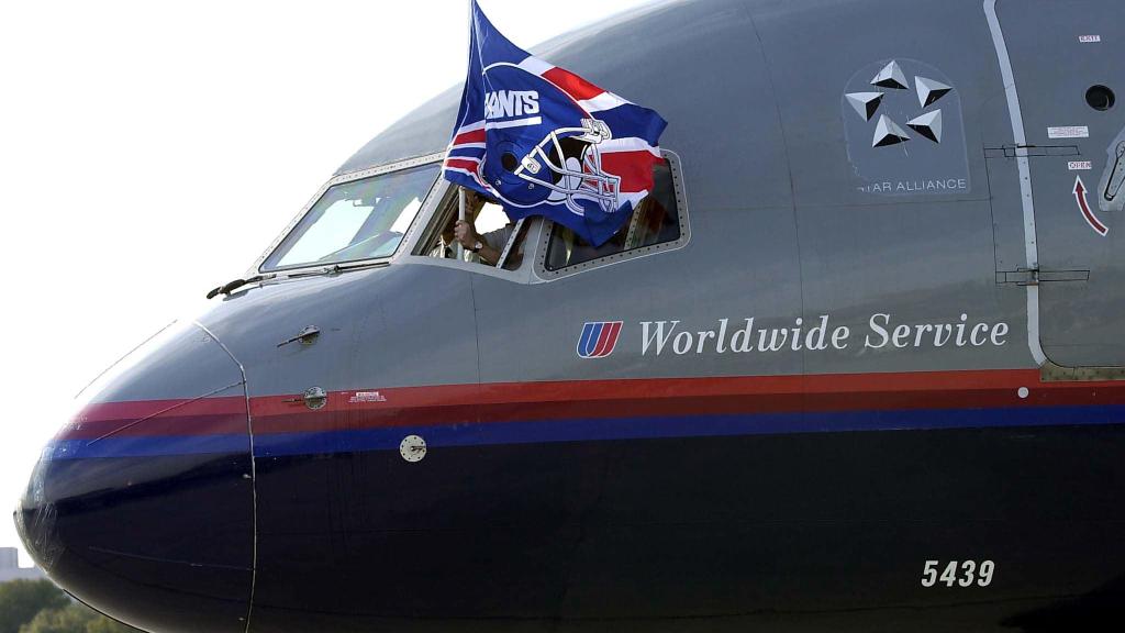 Where do Giants rank in air travel miles for the 2024 NFL season?
