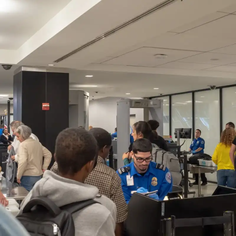 TSA agent at airport