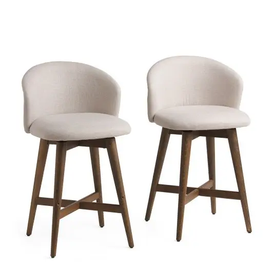 Performance Fabric Swivel Counter Stools