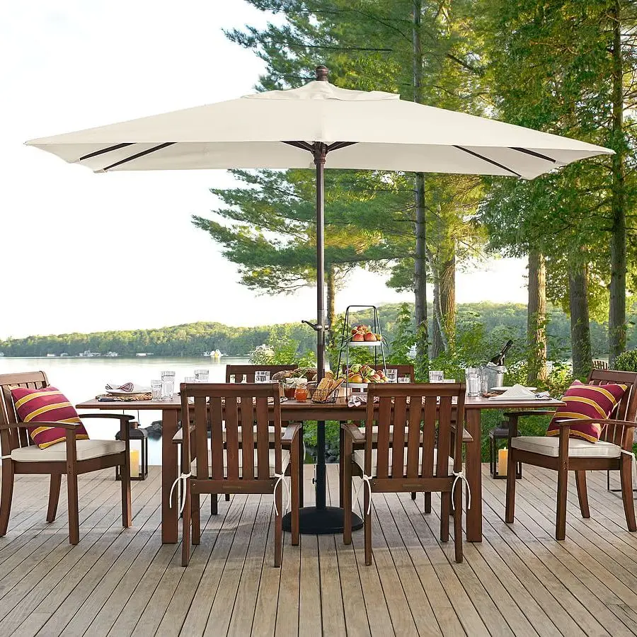 Rectangular Outdoor Patio Umbrella