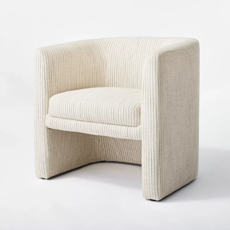 Vernon Upholstered Barrel Accent Chair