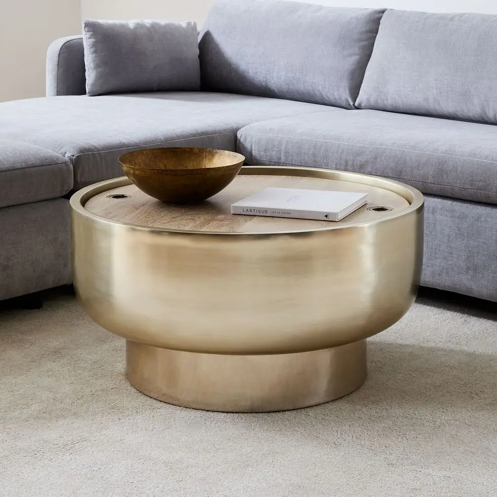 Drum Storage Coffee Table