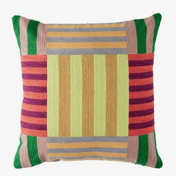 Dusen Dusen Multicolor Stripe Pillow