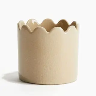 H&M Home Crackle-glaze plant pot