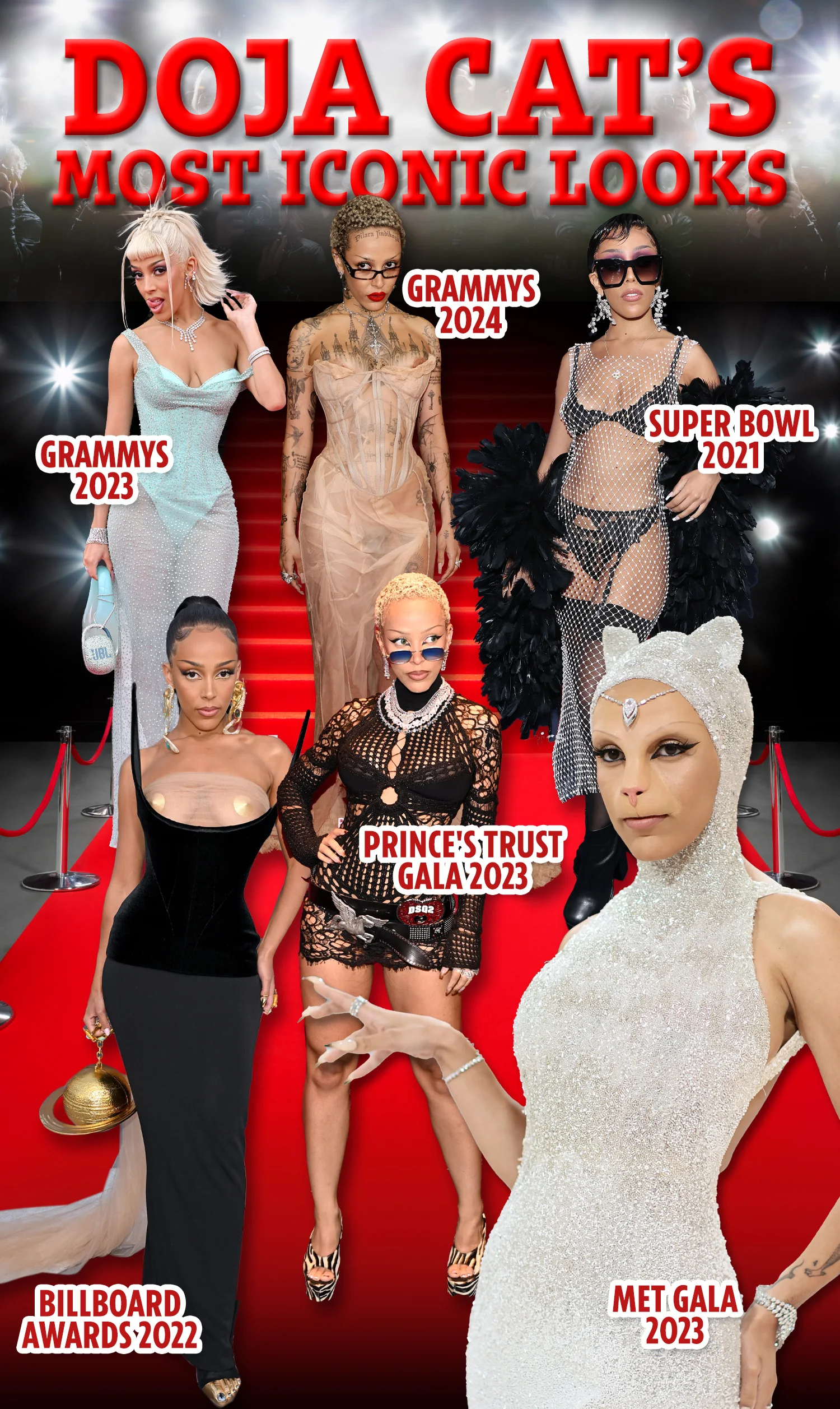 Doja Cat's most iconic looks