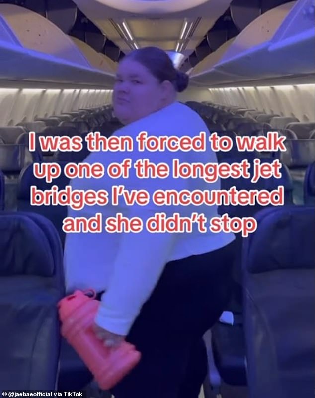 Plus-size travel influencer says airport worker refused to push her