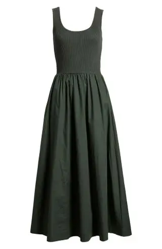 MOON RIVER, Ribbed Bodice Maxi Dress