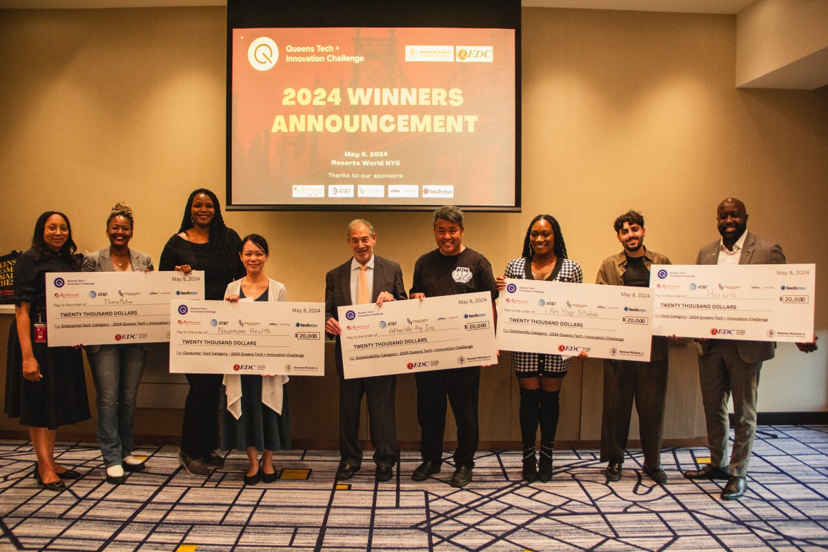 Five Queens startups win $20,000 each in 2024 Tech + Innovation Challenge