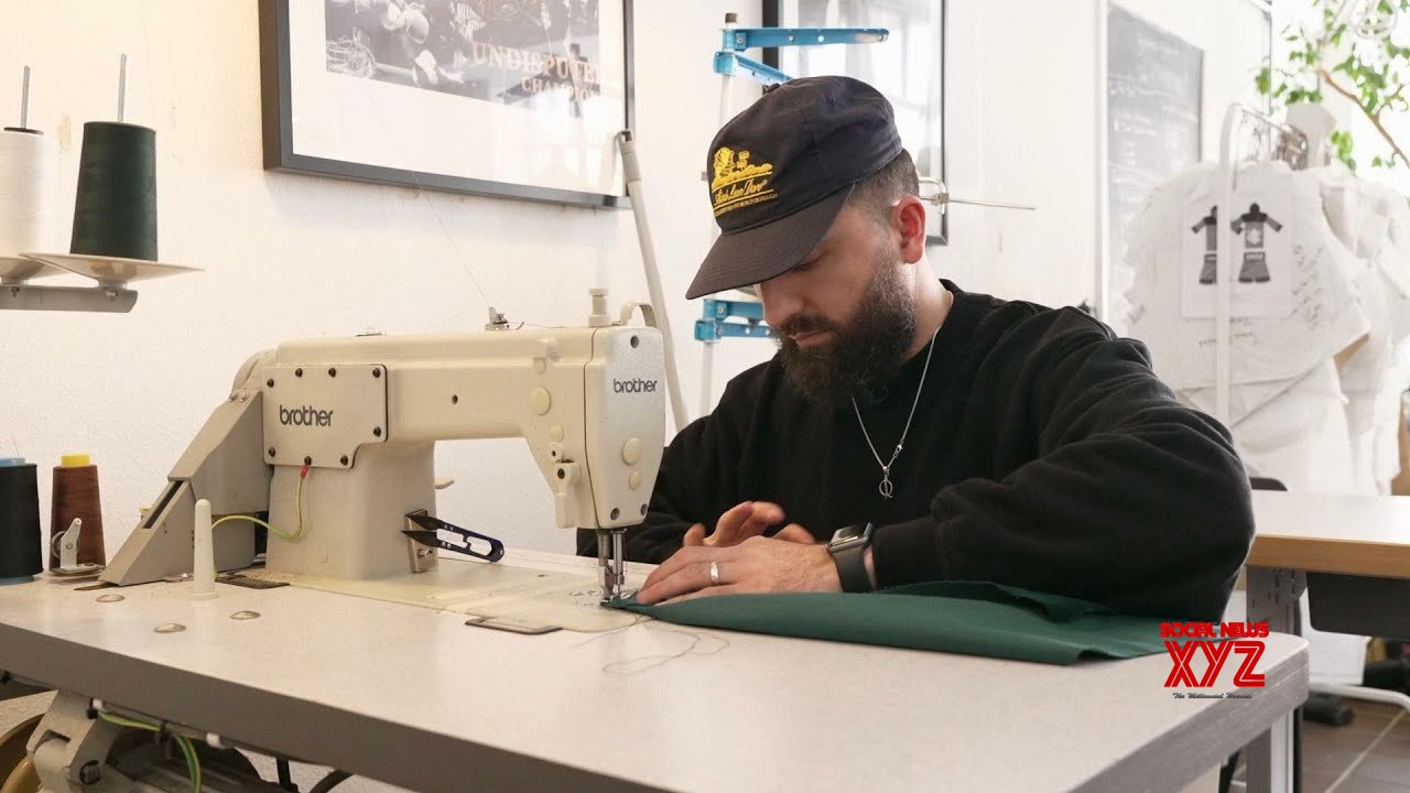 Fashion designer styled Tyson Fury before boxing match hopes clothes gives champion an edge (Video)