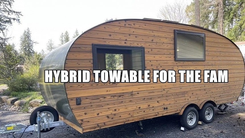 This Artisan Home on Wheels Is a Tiny House and Travel Trailer Hybrid You Could Own Today