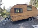 2022 custom Timberline towable from Homegrown Trailers is a tiny house and travel trailer hybrid with off-grid capabilities