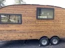 2022 custom Timberline towable from Homegrown Trailers is a tiny house and travel trailer hybrid with off-grid capabilities