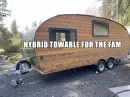 2022 custom Timberline towable from Homegrown Trailers is a tiny house and travel trailer hybrid with off-grid capabilities