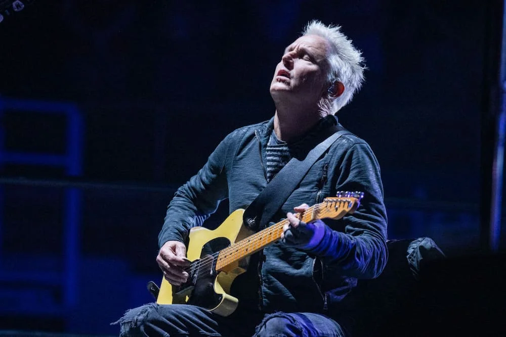 Lead guitarist Mike McCready of Pearl Jam performs live on stage at Moody Center on September 18, 2023 in Austin, Texas. Lead guitarist Mike McCready of Pearl Jam performs live on stage at Moody Center on September 18, 2023 in Austin, Texas.