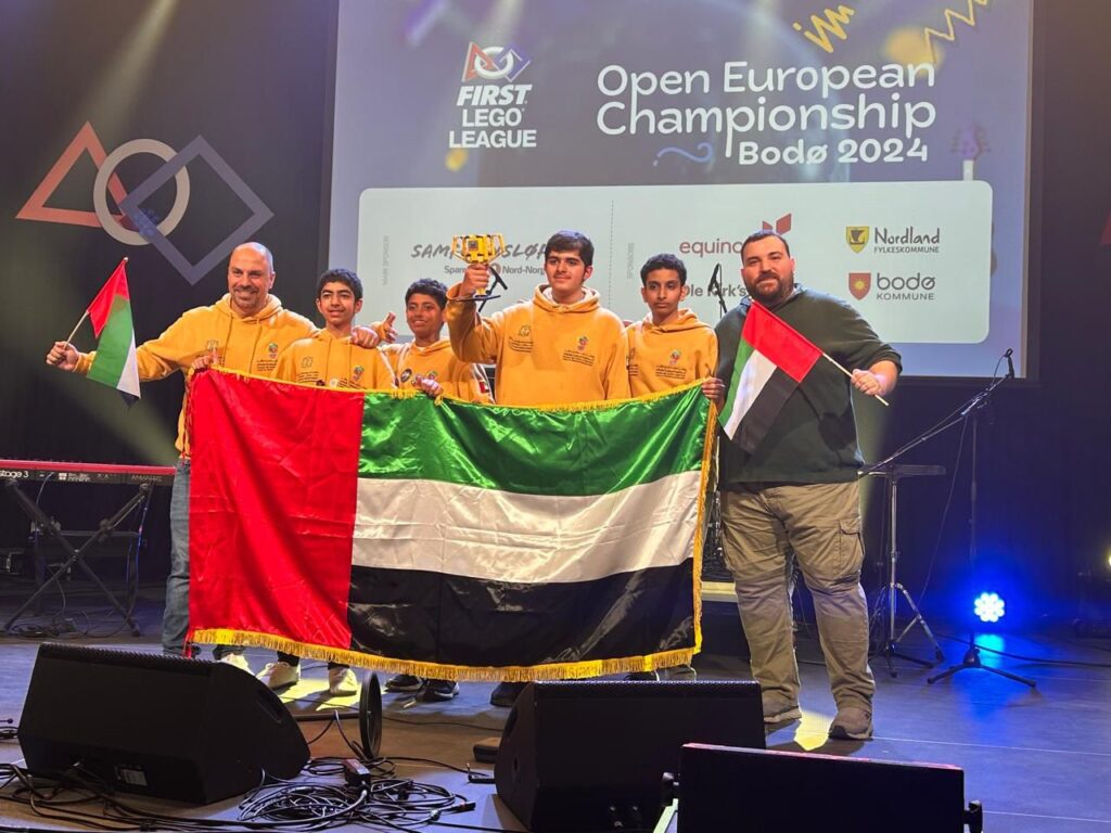 Hamdan bin Rashid Al Maktoum Centre for Giftedness and Innovation Team Achieves First Ranks in the Open Robotics Championship in Norway