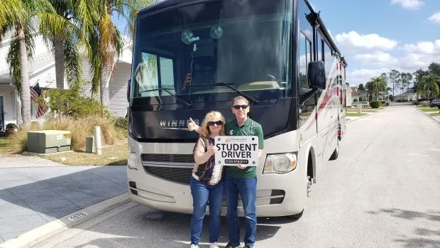 Susan and Simon Veness, Florida-based travel writers, spent a year in an RV, traveling across the country and back. (Photo courtesy of Venesses)
