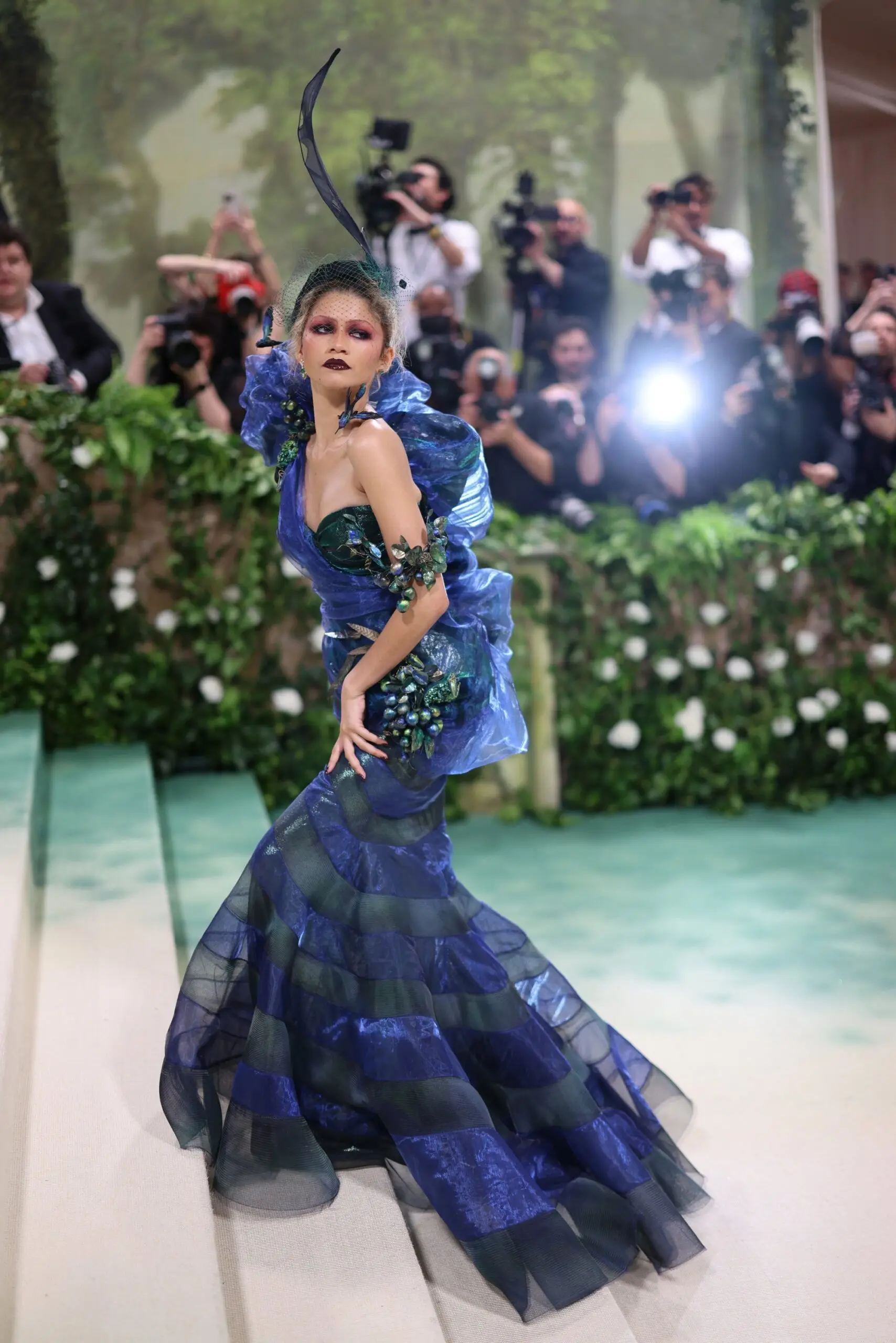 Zendaya arrives on the red carpet for the 2024 Met Gala, the annual benefit for the Metropolitan Museum of Art’s Costume Institute, in New York, New York, US, on May 6. Photo: EPA-EFE