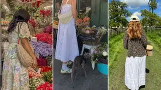 garden girl aesthetic