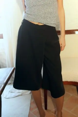 Long Crossover Bermuda Shorts