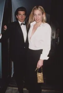 John F. Kennedy Jr. with his wife, Carolyn Bessette-Kennedy circa 1995.