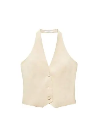 Lyocell Halter Waistcoat - Women