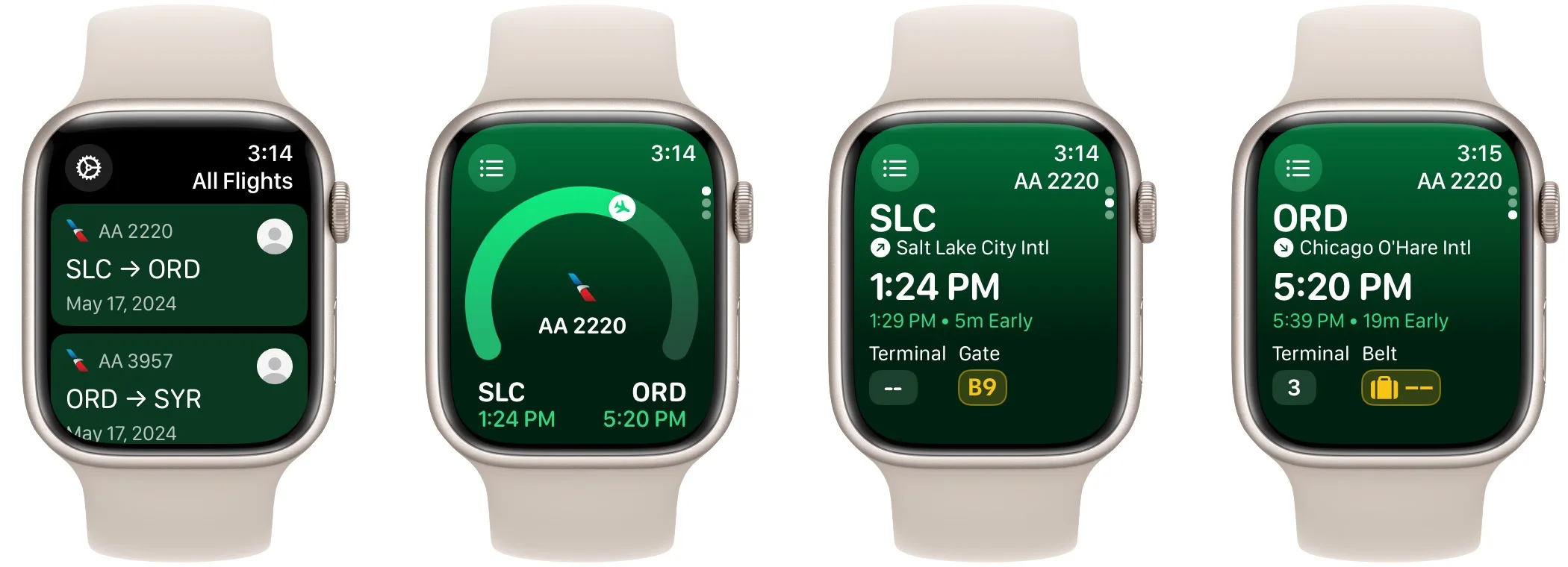 Flighty Apple Watch app