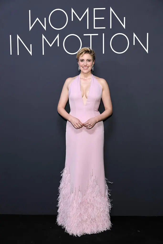 Greta Gerwig attends the 2024 Kering Women In Motion Awards