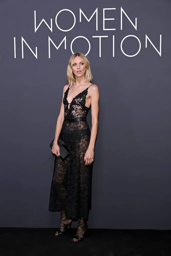 Anja Rubik attends the 2024 Kering Women In Motion Awards