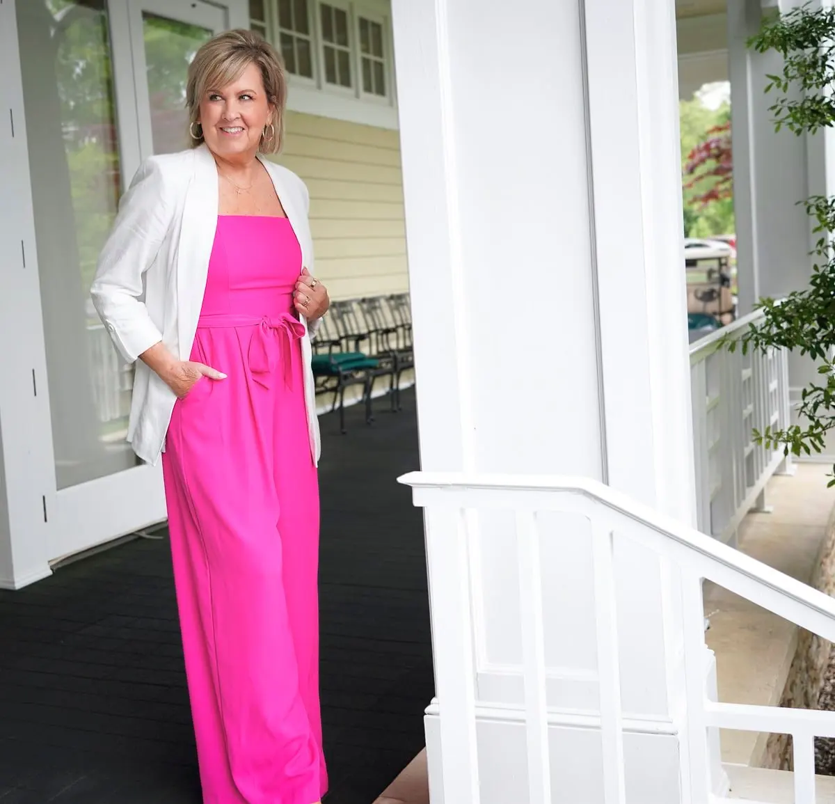 Over 50 Fashion Blogger, Tania Stephens is wearing colorful summer fashions from Kohl's17