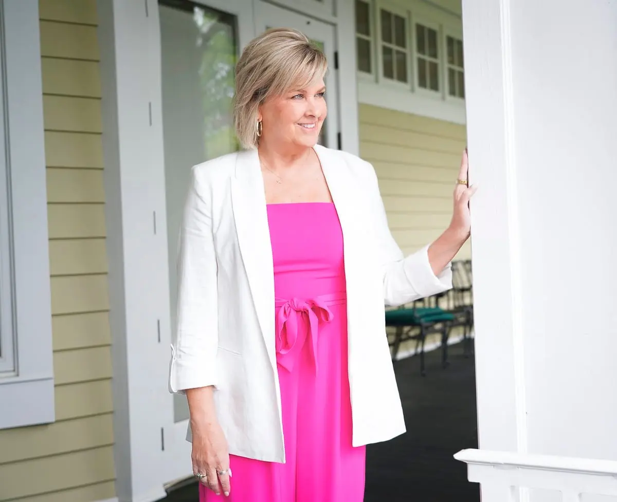 Over 50 Fashion Blogger, Tania Stephens is wearing colorful summer fashions from Kohl's15