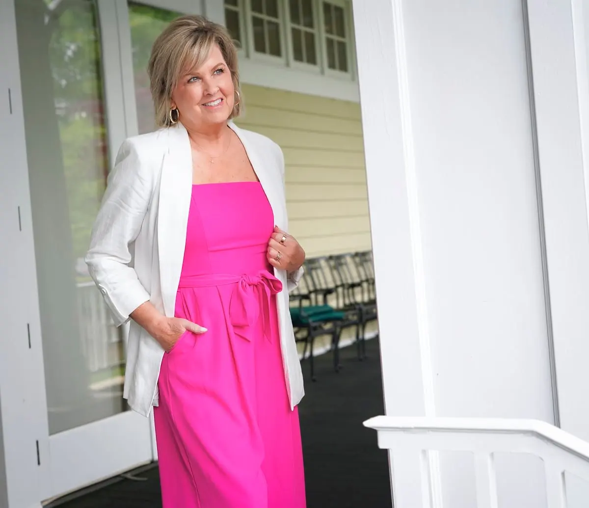 Over 50 Fashion Blogger, Tania Stephens is wearing colorful summer fashions from Kohl's18