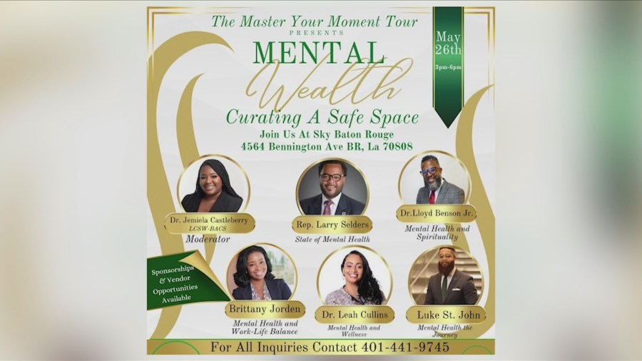 Baton Rouge advocate creates safe space for conversations at mental health event