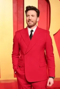 Chris Evans at the 2024 Vanity Fair Oscar Party held at the Wallis Annenberg Center for the Performing Arts on March 10, 2024 in Beverly Hills, California. (Photo by Christopher Polk/Variety via Getty Images)