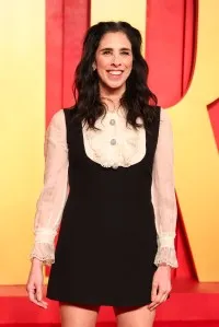 Sarah Silverman at the 2024 Vanity Fair Oscar Party held at the Wallis Annenberg Center for the Performing Arts on March 10, 2024 in Beverly Hills, California. (Photo by Christopher Polk/Variety via Getty Images)