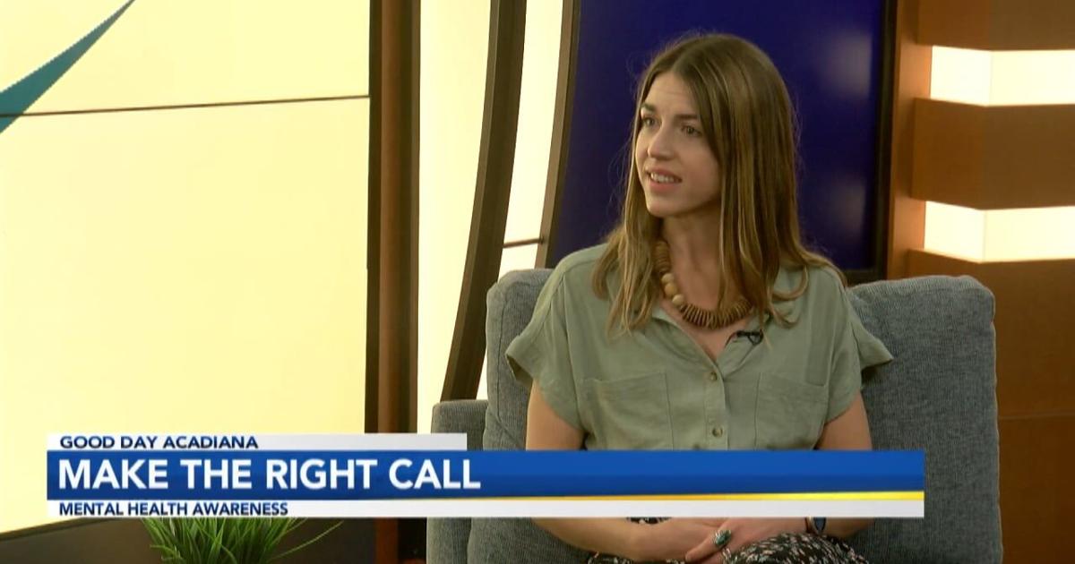 Grace Bailey is in to discuss outreach regarding mental health awareness.
