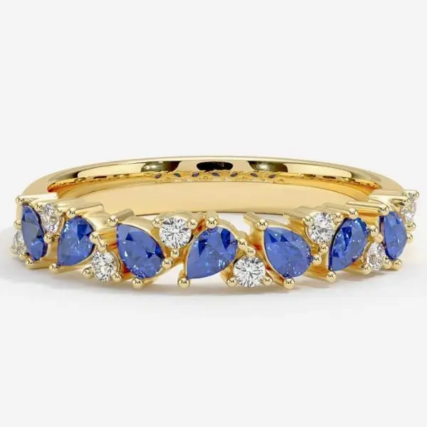 Brilliant Earth Olivetta Sapphire and Diamond Ring