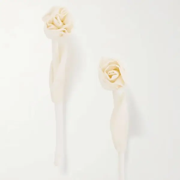 Simone Rocha Rose Gold-tone Satin Earrings